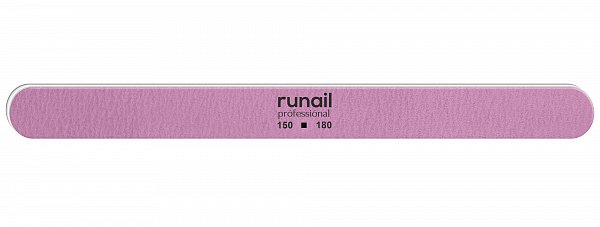 Профессиональная пилка для искусственных ногтей (розовая, закругленная, 150/180)  №4725★salonmed.ru